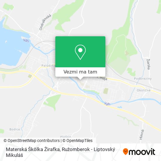 Materská Škôlka Žirafka mapa