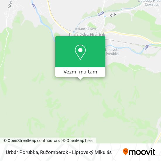 Urbár Porubka mapa