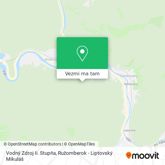 Vodný Zdroj Ii. Stupňa mapa