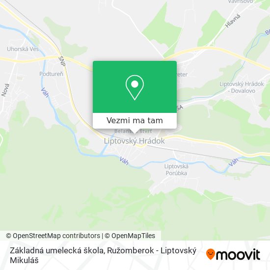 Základná umelecká škola mapa