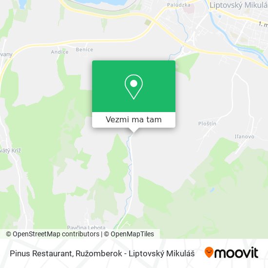 Pinus Restaurant mapa