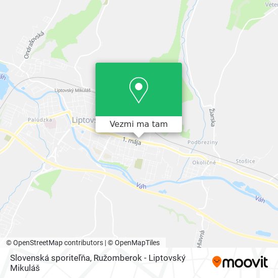 Slovenská sporiteľňa mapa