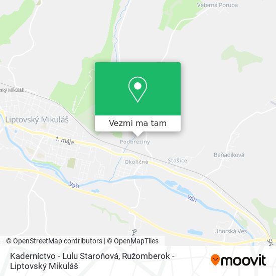 Kaderníctvo - Lulu Staroňová mapa