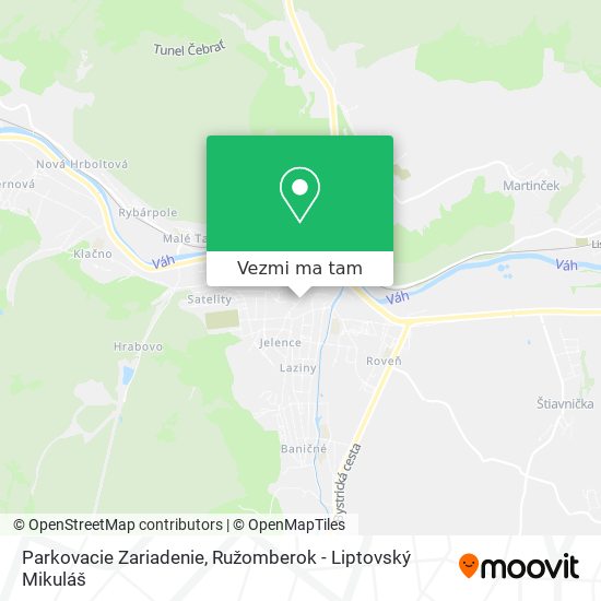 Parkovacie Zariadenie mapa