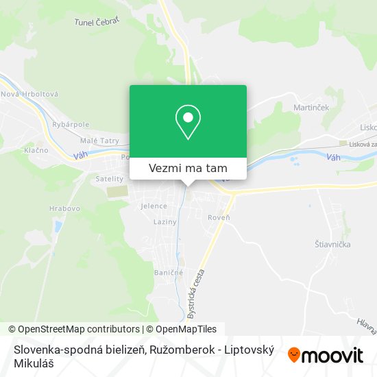 Slovenka-spodná bielizeň mapa