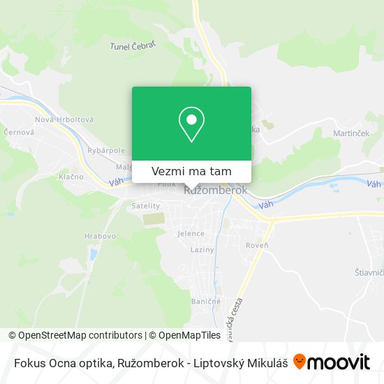 Fokus Ocna optika mapa