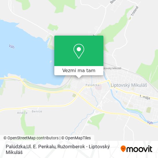 Palúdzka,Ul. E. Penkalu mapa