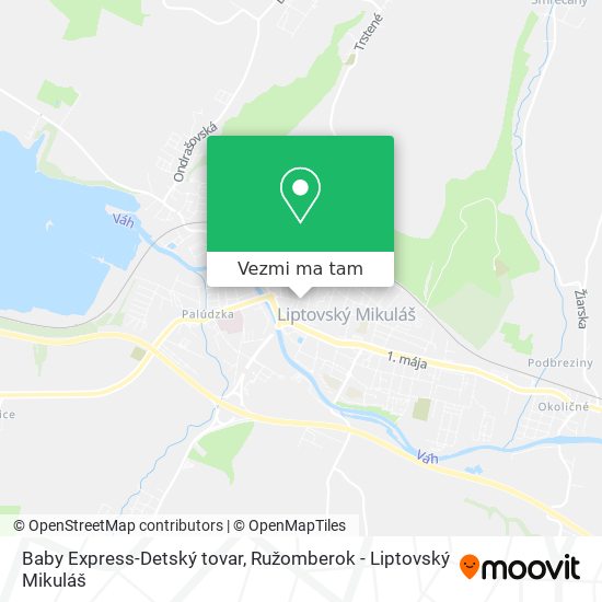 Baby Express-Detský tovar mapa