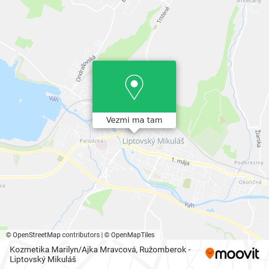 Kozmetika Marilyn / Ajka Mravcová mapa