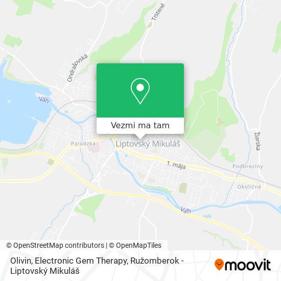 Olivin, Electronic Gem Therapy mapa