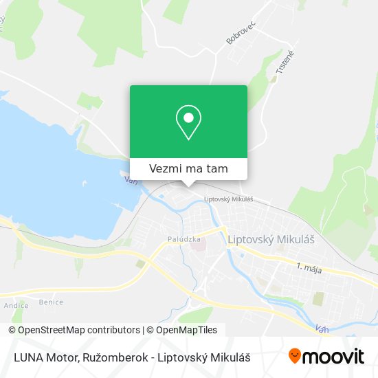 LUNA Motor mapa