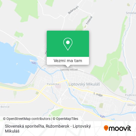 Slovenská sporiteľňa mapa