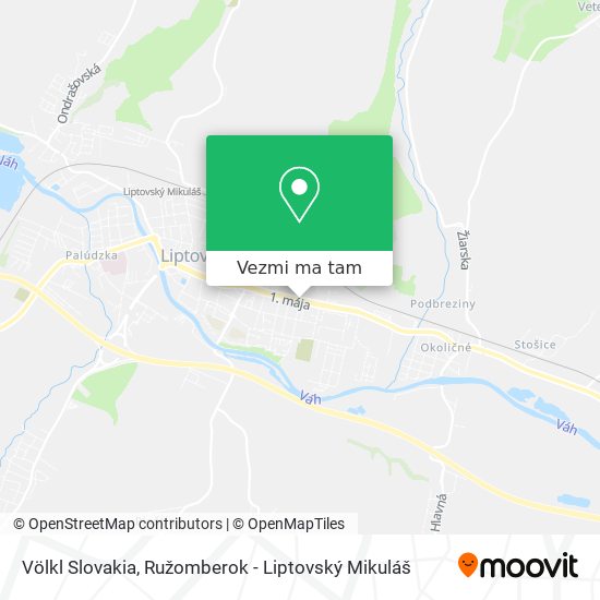 Völkl Slovakia mapa