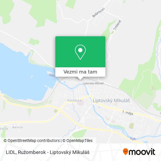 LIDL mapa