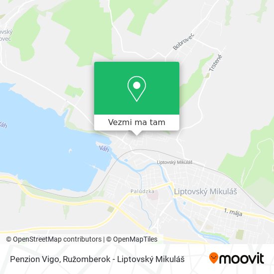 Penzion Vigo mapa