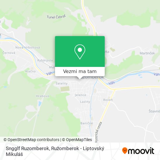 Sngglf Ruzomberok mapa