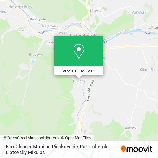 Eco-Cleaner Mobilné Pieskovanie mapa