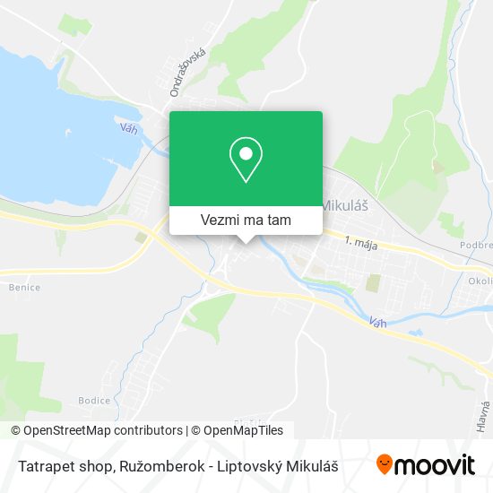 Tatrapet shop mapa