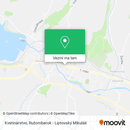 Kvetinárstvo mapa