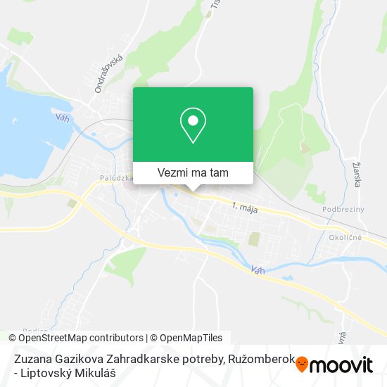 Zuzana Gazikova Zahradkarske potreby mapa