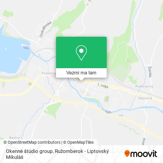 Okenné štúdio group mapa