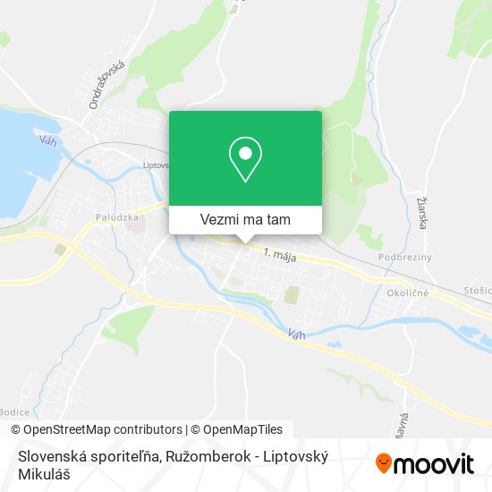 Slovenská sporiteľňa mapa