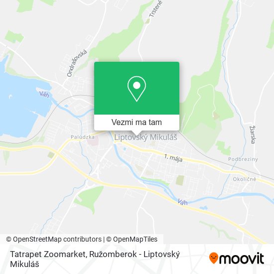 Tatrapet Zoomarket mapa