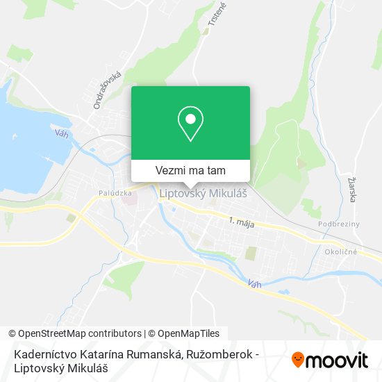 Kaderníctvo Katarína Rumanská mapa