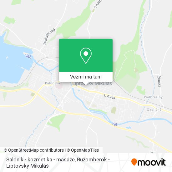 Salónik - kozmetika - masáže mapa