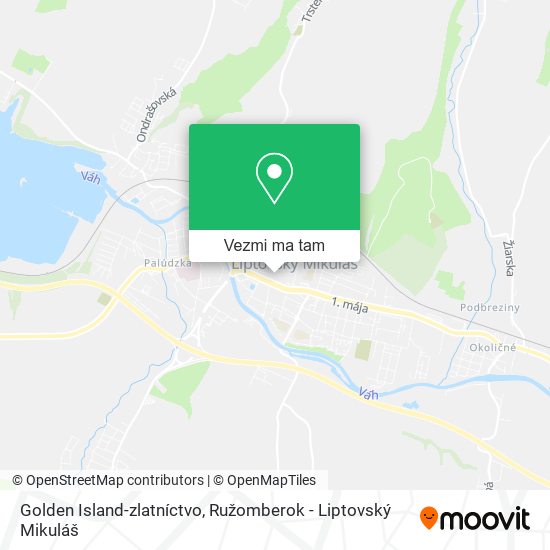 Golden Island-zlatníctvo mapa