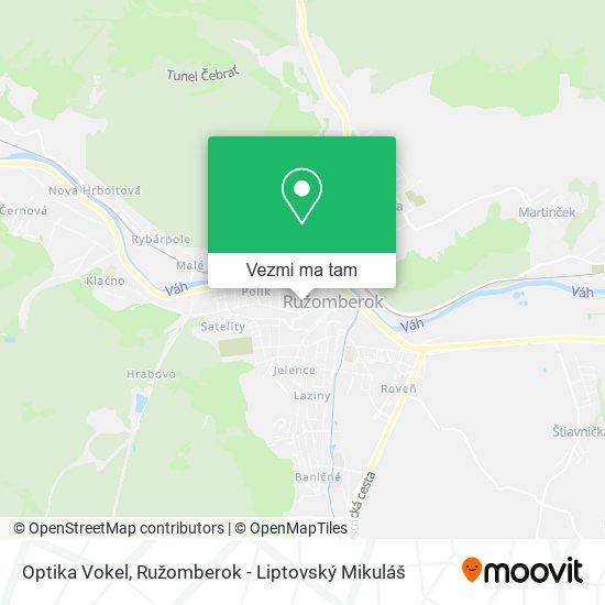 Optika Vokel mapa