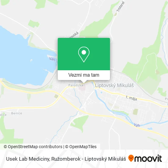Usek Lab Mediciny mapa