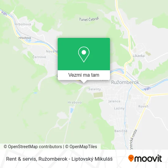 Rent & servis mapa