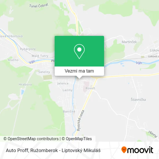 Auto Proff mapa