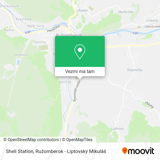 Shell Station mapa