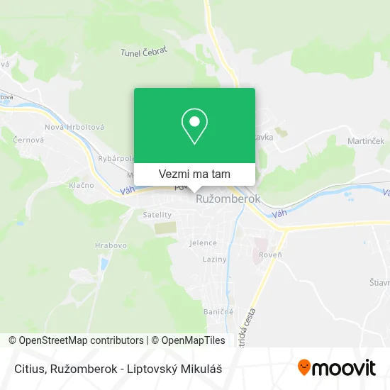 Citius mapa