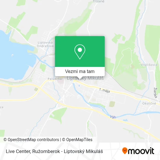 Live Center mapa