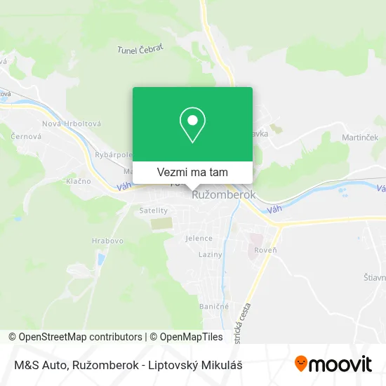 M&S Auto mapa