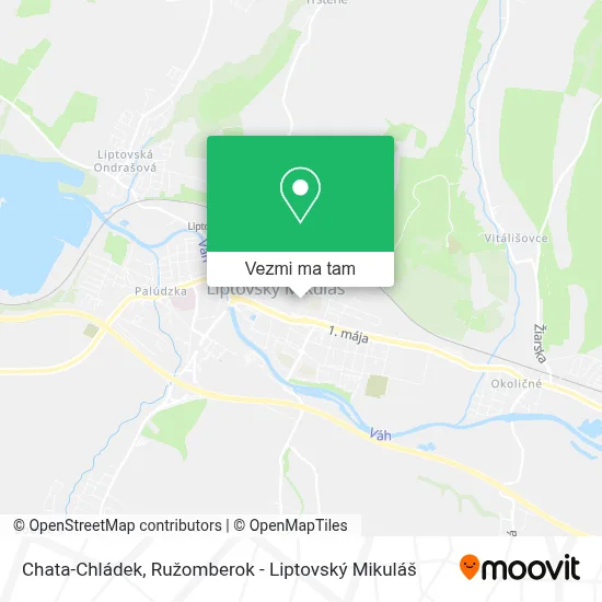 Chata-Chládek mapa