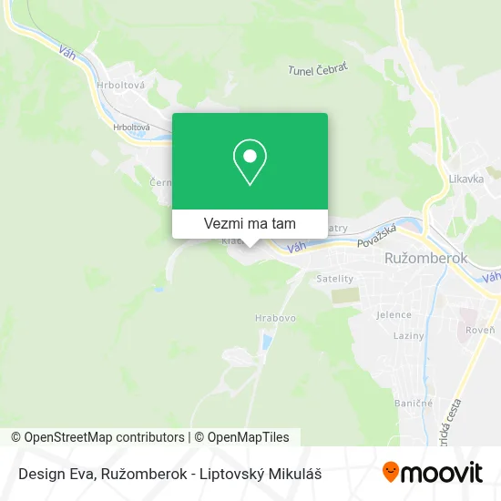 Design Eva mapa