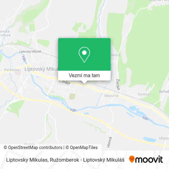 Liptovsky Mikulas mapa