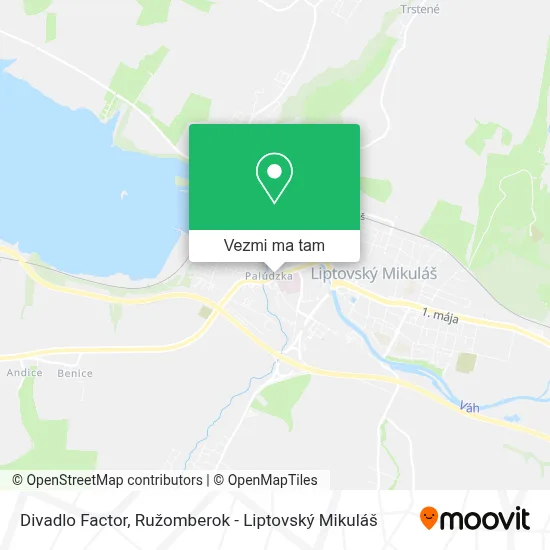 Divadlo Factor mapa