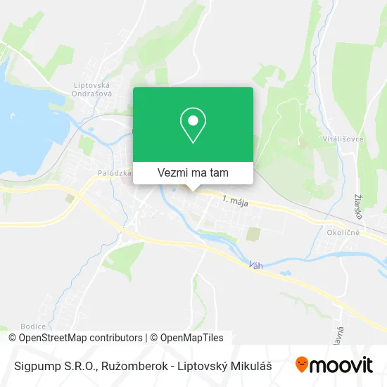 Sigpump S.R.O. mapa