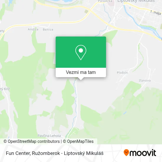 Fun Center mapa