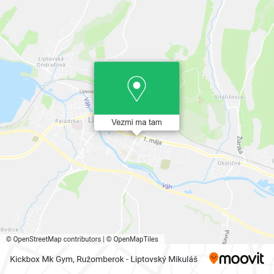 Kickbox Mk Gym mapa