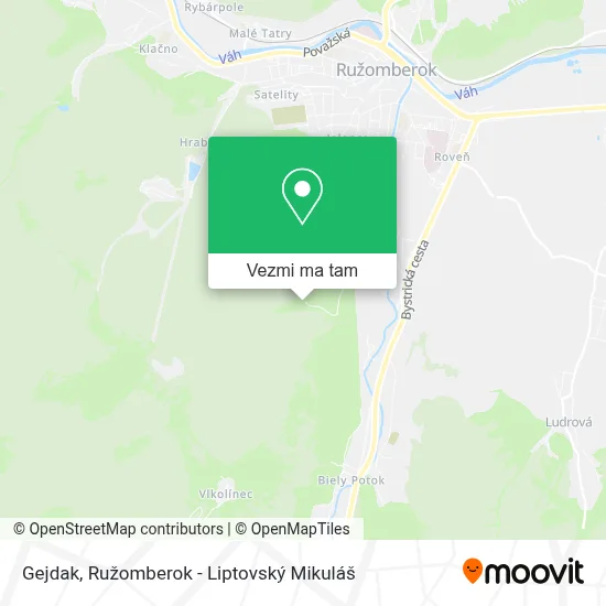 Gejdak mapa