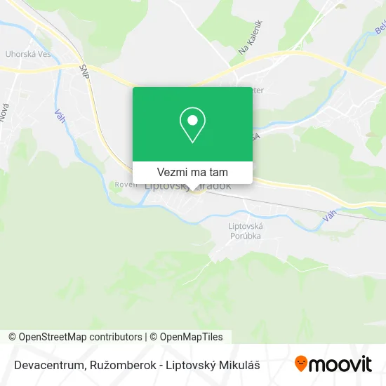Devacentrum mapa