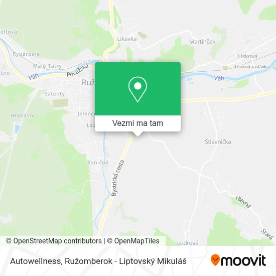 Autowellness mapa