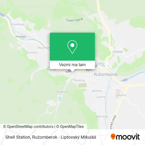 Shell Station mapa