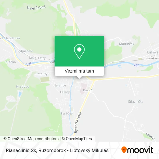 Rianaclinic.Sk mapa